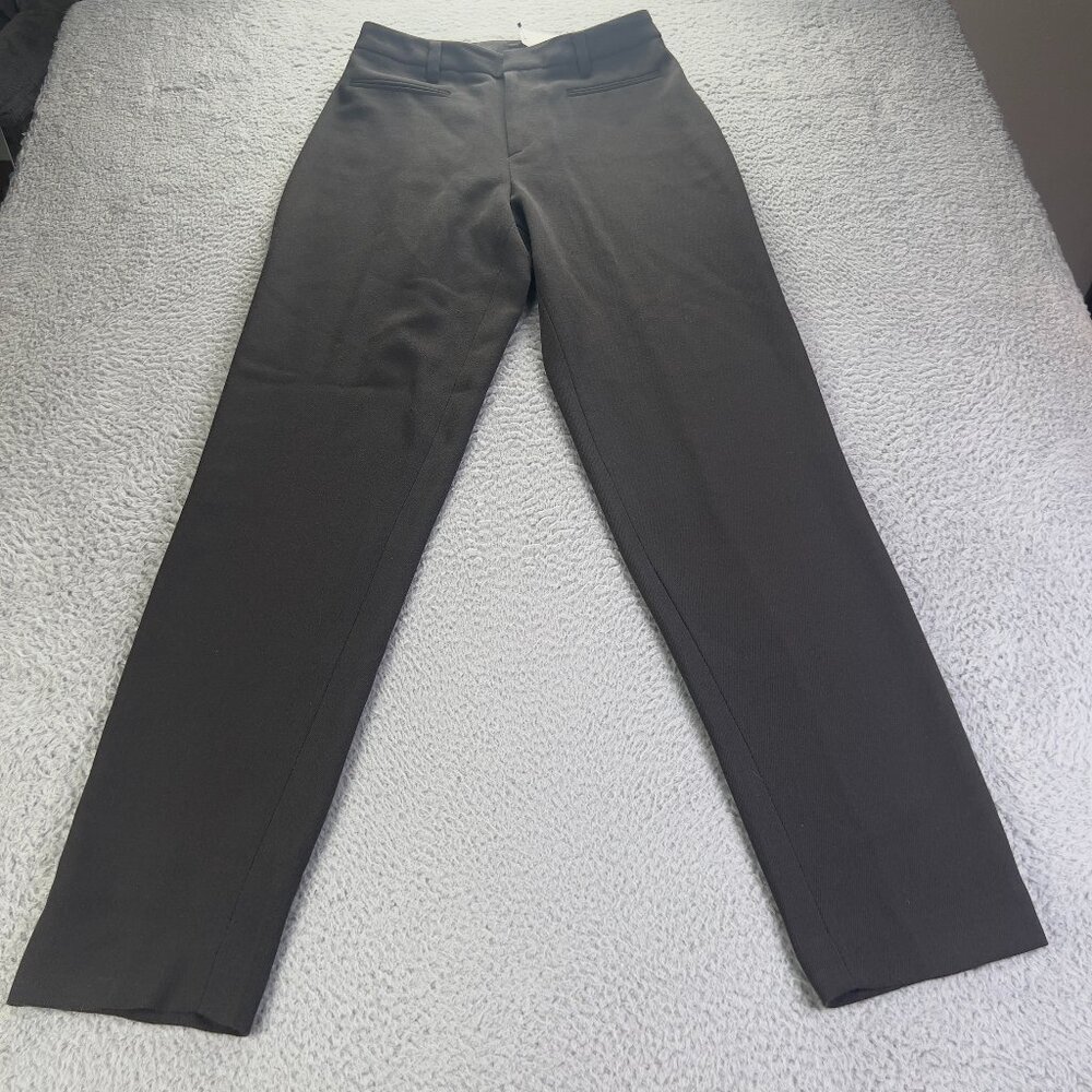 NWT Linda Allard Ellen Tracy Pants Women 6 Brown Wool Business Casual Travel - Picture 1 of 9